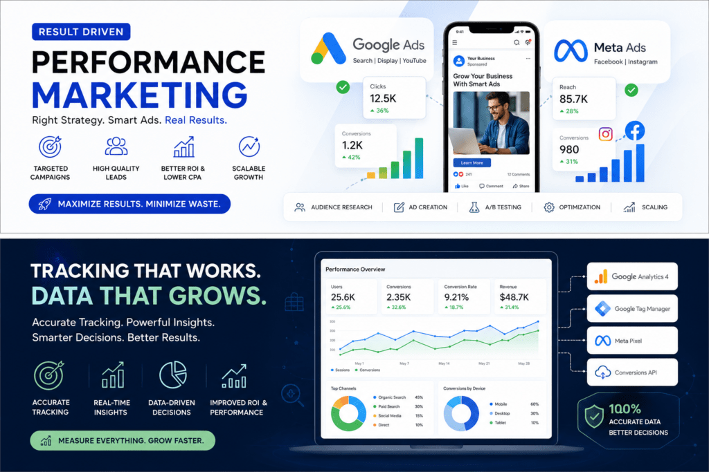 website portfolio performance marketing